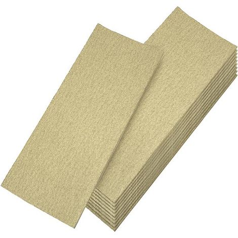 Faithfull 090031 1/3 Sanding Sheets Orbital Coarse (Pack 10) FAIAOTSC