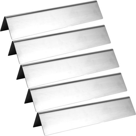 Lot de 5 plaques de protection thermique de rechange pour barbecue à gaz Weber Spirit/Genesis Silver Series