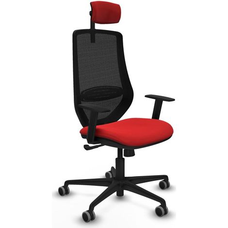 Piqueras-y-crespo Silla Mardos silla de oficina roja cómoda