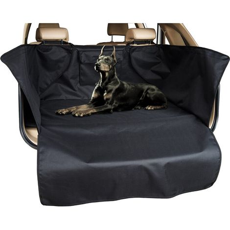 Tapis imperméable pour coffre de voiture – Tapis anti-dérapant pour chiens et animaux, en polyester 600D résistant, noir, taille moyenne (147 x 105 cm)-lsw (1/3)