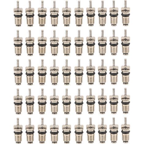 Alomejor 50pcs Car Vanne AC Kit de Noyau Automatique Valve de Soupape de Climatisation. (1/5)