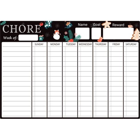 Tableau Magnétique Effaçable - Calendrier Mensuel A3 pour Réfrigérateur - Tableau d'Affichage et de Planification - 1 Pièce