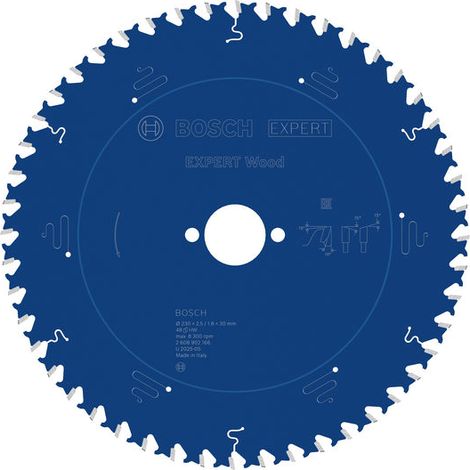 Bosch Wood Circular Saw Blade 230 x 2.5/1.8 x 30 mm T48 2608902166