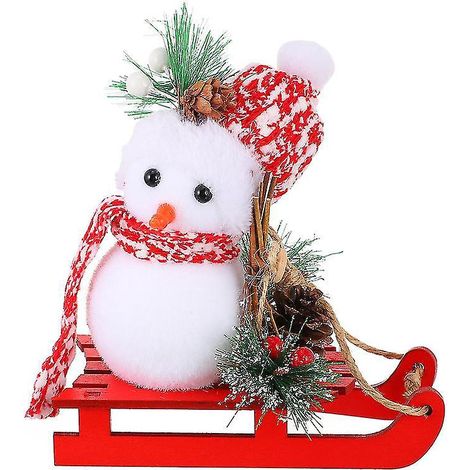 1 Stück Weihnachtsschneemann-Ornament (1/3)