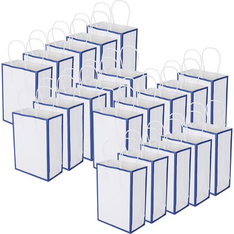 Sachet cadeau écologique en papier kraft portable pour vêtements et boutique (15 x 8 x 21 cm) (1/5)