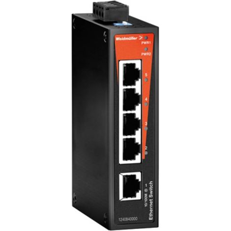 Weidmüller 1240840000 IE-SW-BL05-5TX Switch ethernet industriale