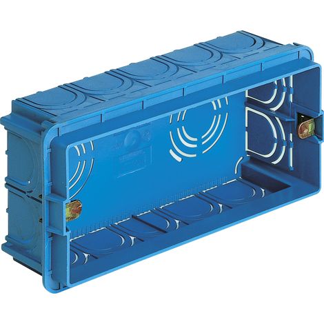 VIMAR - V71305 Rechteckige Unterputzdose 5M blau