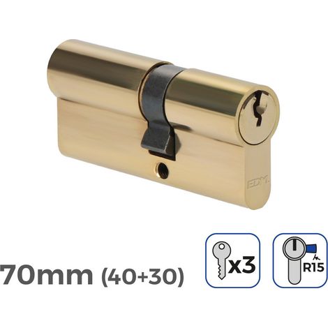 Cylindre De Porte Edm 70mm Sécurité Renforcée, Installation Facile - Edm (1/2)