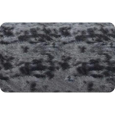 Tapis salon shaggy 120x160cm - Gris foncé - Polypropylène doux - Antidérapant (1/5)