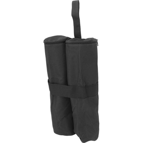 Sacs de lestage extra larges et ultra-résistants pour tentes pliantes, pare-soleil et abris extérieurs coupe-vent, noirs (1/5)
