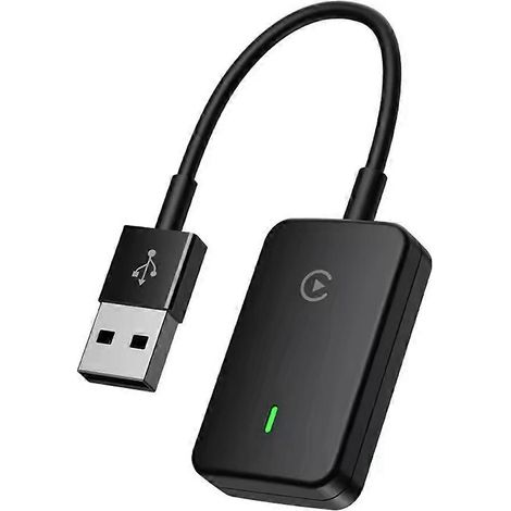 Kabelloses CarPlay für Autos, kabelgebundener zu kabelloser Plug-&-Play-Dongle, Mini Smart CarPlay Box (1/5)