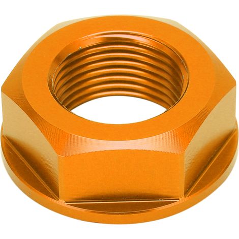 Écrou d'essieu de roue arrière de moto M20xP1.5, remplacement en aluminium pour Yamaha YZ125/YZ250 1999 – 2021 jaune