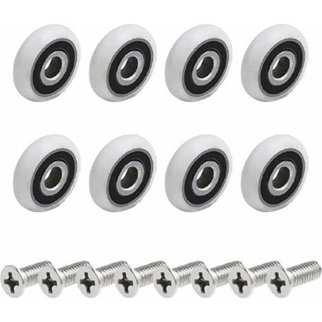 8 Duschkabinentürrollen (25 mm M5 Schraube) (1/5)