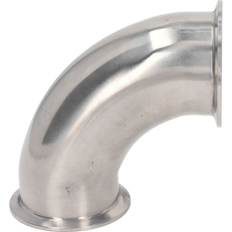 90-Grad-Sanitär-Klemmring, Rohrverschraubung aus Edelstahl 304, hochdruckbeständig, Typ 76 (1/5)