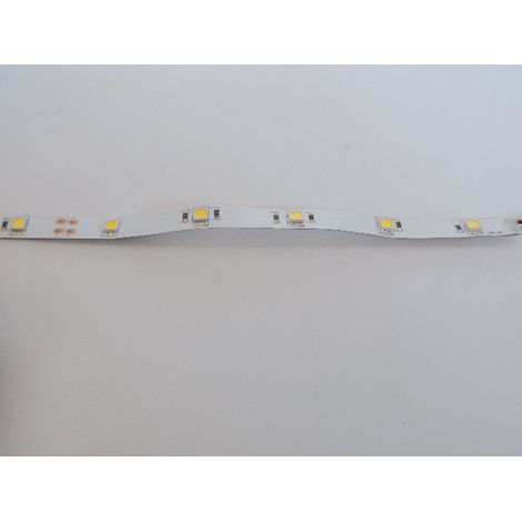 Ruban bandeau LED 7.2W/m naturel 4000K 480lm/m longueur 5m SMD5050 alim 24V DC (non incl) 30leds/m interieur IP20 (1/2)