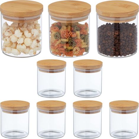 Barattoli per conservazione da 500 ml in set da 9