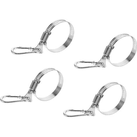 Support de mât de drapeau à installation rapide, en acier inoxydable, antidérapant, fixation sécurisée, résistant au vent, pour une utilisation extérieure, compatible avec la maison, lot de 4 multicol (1/5)