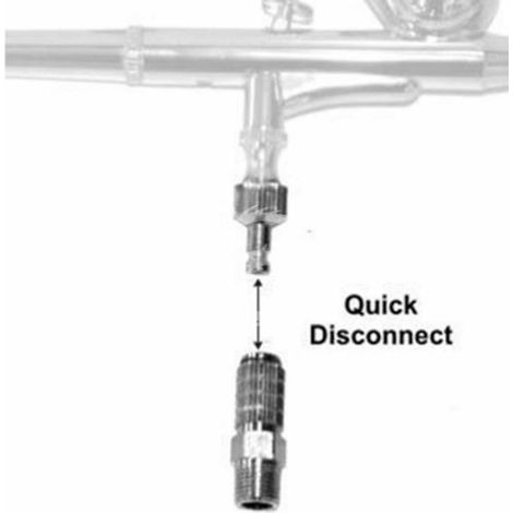 Adaptateur pour aérographe à dégagement rapide de 1/8 pouce (1/5)