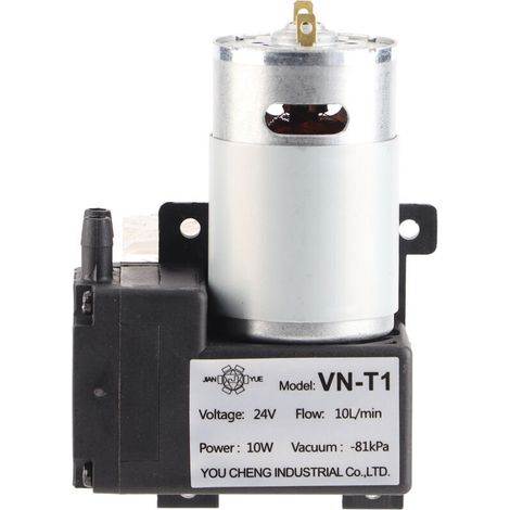 vertsen Pompe à Vide Micro CC Portable VN T1 à Faible Bruit, Performances de Vide élevées, Pompe CC pour Accessoire Industriel avec Pompe à Piège à Air, Matière Plastique D'ingénierie. (1/5)