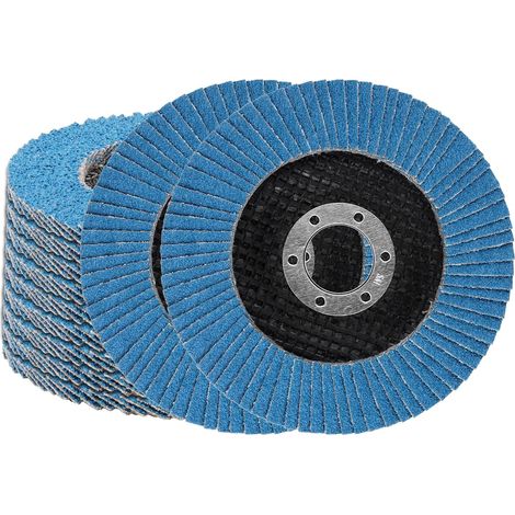 10 PCS 4.5 Inch 80 Sanding Discs High Density Aluminum Oxide Abrasive Grinding Wheels Grinder Disc for Metal and Wood Grinding(FD080) (1/5)