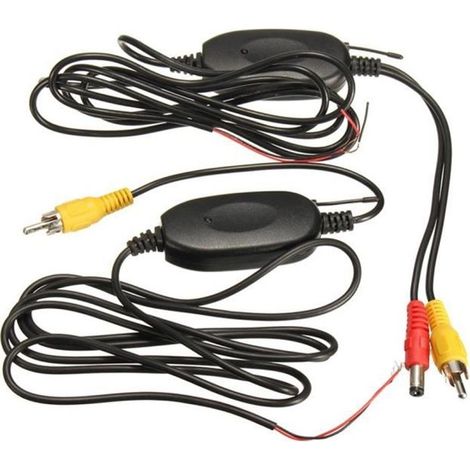 2.4G Transmetteur et récepteur vidéo couleur sans fil 1.5M pour moniteur arrière de véhicule de caméra de recul de vue arrière de (1/2)
