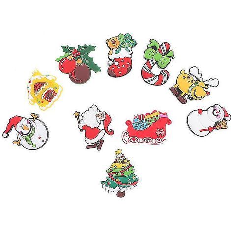 10 Weihnachts-Kühlschrankmagnete (1/3)
