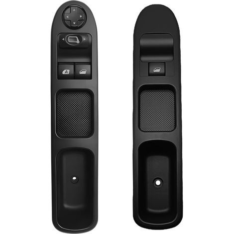 2 Pièces Bouton Leve Vitre 207,Commande Leve Vitre 207 Passager + Côté Conducteur,Interrupteur Commande de Leve Vitre pour Peugeot  Citroen c3 6554.QC (1/5)