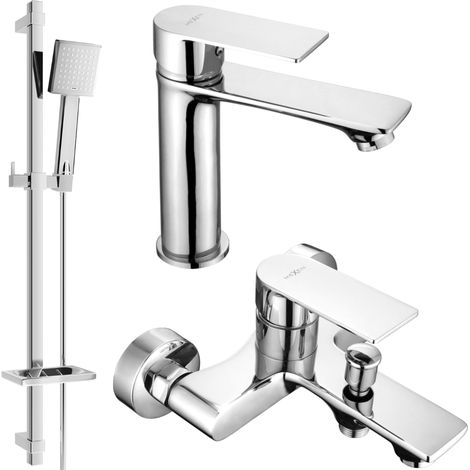 Mexen Royo DQ45 ensemble baignoire, chrome - 72203DQ45-00