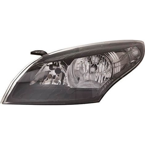 Phare avant gauche H7/H7 noir Renault Megane 3 phase 2 2012-2014