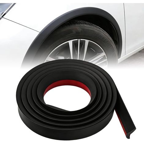 Enjoliveurs de passage de roue de 3 m,garde-boue universels en caoutchouc,caches pour élargisseurs d'ailes,bandes de protection pour passages de roue,moulures d'extension d'ailes pour protection (3M) (1/5)