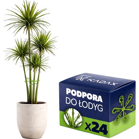 Stabilisateur de tige, plastique résistant, ajustable pour différentes épaisseurs de tige, adapté à différents types de plantes, fournit un support stable pendant la croissance, insensible à l'humidit (1/5)