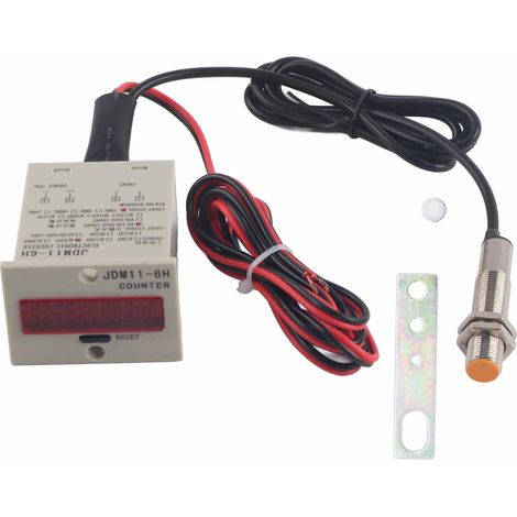 Compteur industriel numérique électronique inductif BERM® BEM-6H-12J-CT 220 V CA (1/5)