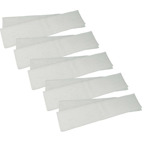 vhbw 10x filtro dell'aria G4 compatibile con Helios ELF-KWL 220 D/4/4, KWL EC 220 D ventola, dispositivo di ventilazione - bianco