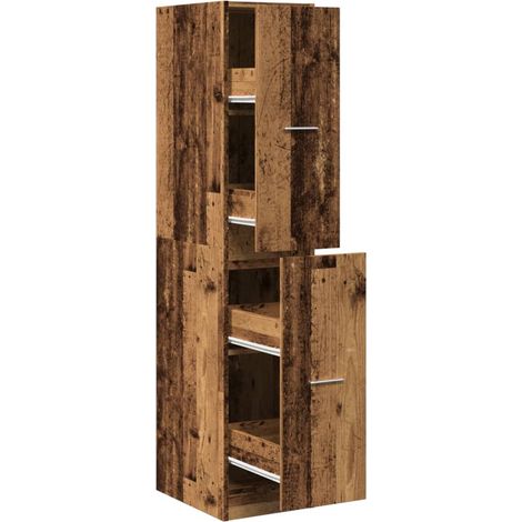 Maison Exclusive - Armadietto da Farmacia Legno Vecchio 30x41x144,5 cm Truciolato