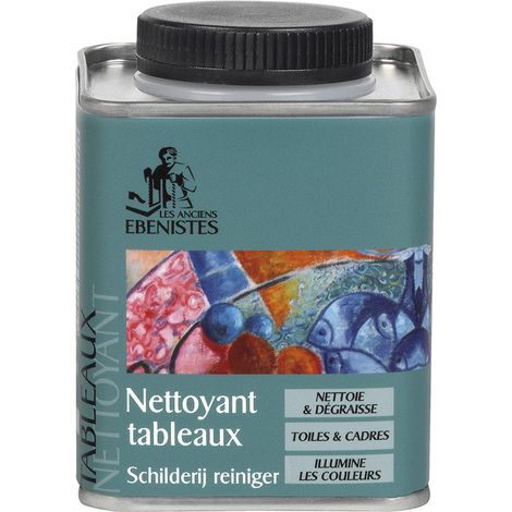 Nettoyant tableau 250ml – Nettoie et dégraisse toiles et cadres – Illumine les couleurs – Fabrication française (1/2)