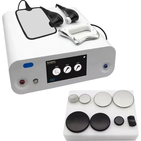Dispositivo per massaggi e relax, design portatile, terapia non invasiva, BIANCO (1/2)