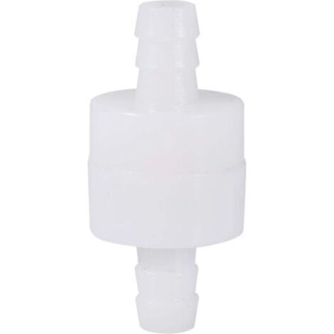 Clapet Anti-Retour en Plastique de 6mm / 8mm / 10mm avec Valve Anti-Retour à Sens Unique pour Eau, Carburant, Liquide, Air (1/5)