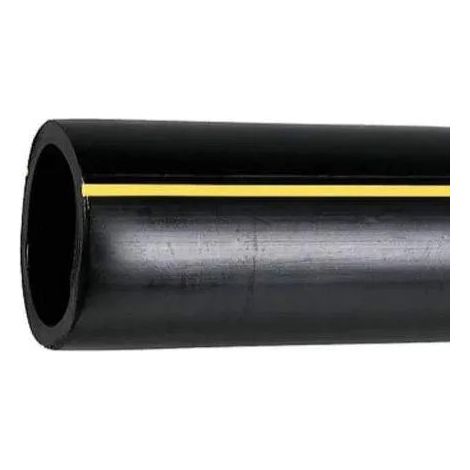 PE100 Gasrohr mit gelben Streifen, Krone 50m, Kaliber 25 Durchmesser 26x32