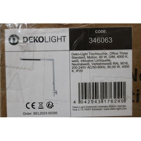 [NEUWERTIG] Deko Light Tischleuchte Tischlampe Leuchte Lampe Tischlicht Schreibtischlampe B-Ware (1/2)
