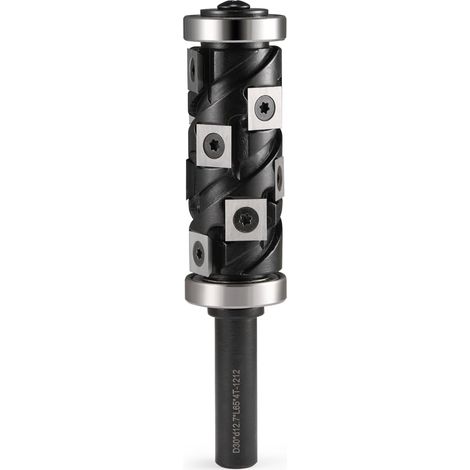 Fresatrice per rifinitura a filo con inserto in carburo per carichi pesanti con gambo da 1/2" Fresatrice per bordi rivestita con doppio cuscinetto superiore e inferiore per il taglio del legno (1/5)