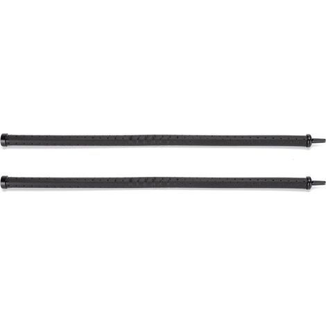 BelleRise – 2 Sauerstoffdiffusoren – 32 cm, Schwarz – Flexible Mikroblasen – für Aquarien und Aquascaping (1/5)