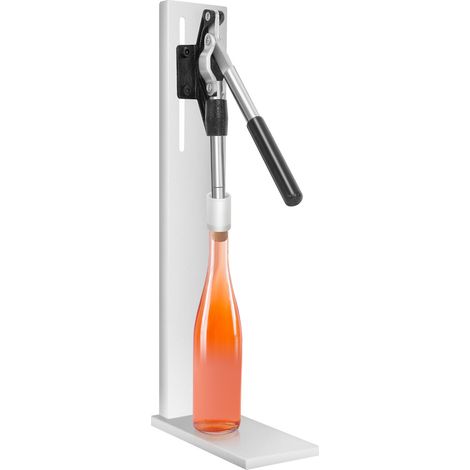 Boucheuse à vin manuelle – Hauteur réglable 8-42 cm, 300 bouteilles/heure – Pour bouteilles 0,2L à 1,5L – Liège Ø20-22 mm