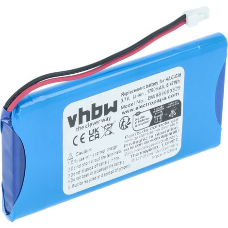 vhbw Akku kompatibel mit Nintendo Switch Mario Kart Live, Mario Kart Live: Home Circuit Spielekonsole (1750 mAh, 3,7 V, Li-Ion)