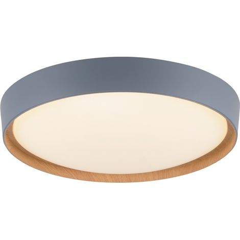 Plafonnier rond Q-Emilia gris - 6118-15 (1/5)