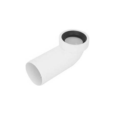 CURVA BIANCA WC  HTSB  CON GUARNIZIONE  VALSIR Misura: Diam. 110  90°