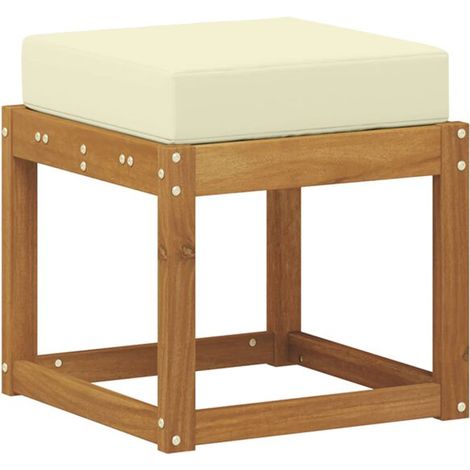 banc de jardin en bois d'acacia massif naturel (1/5)