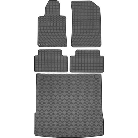 Juego de alfombrillas de goma para coche y maletero para Peugeot 508 I SW / Kombi (desde enero de 2011 hasta septiembre de 2018). (1/5)