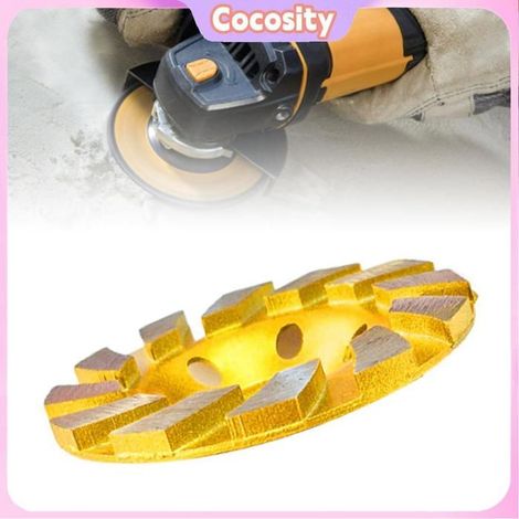 Cocosity Meule diamantée Disque de Meuleuse D'angle Robuste à Double Rangée de Diamant pour Marbre, Pierre bricolage decoupe (1/5)