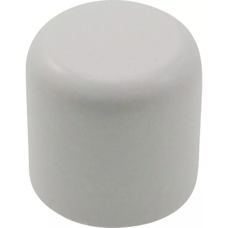 2 pomoli tappo per bastone ø23mm - colore bianco.