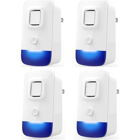 Lot de 4 répulsifs anti-moustiques à ultrasons anti-rats et anti-cafards sûrs et non toxiques (1/4)